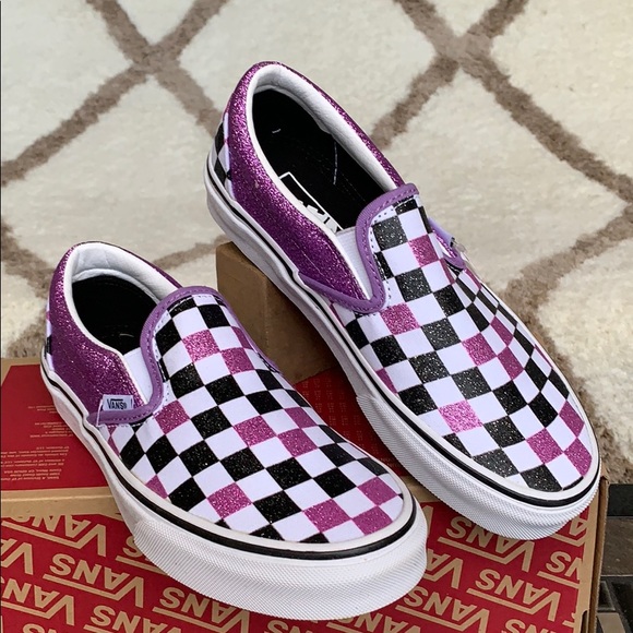 VANS CLASSIC SLIP ON GLITTER CHECKERBOARD WMNS - Picture 4 of 16